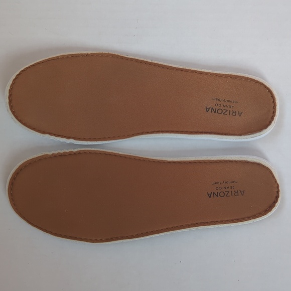 Arizona Jean Co. Stellar Faux Fur Lined Faux Suede Boots 9M Tan Cognac - Picture 16 of 16